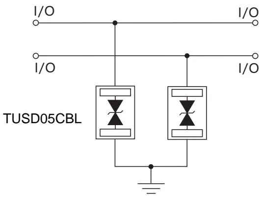 TUSD05CBL应用：I/O保护