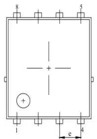 JMSH0403PGQ 机械封装 数据(PDFN5X6-8L) 图1