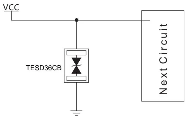TESD36CB 应用：电路保护方案