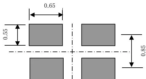 AU1612建议焊接区域块