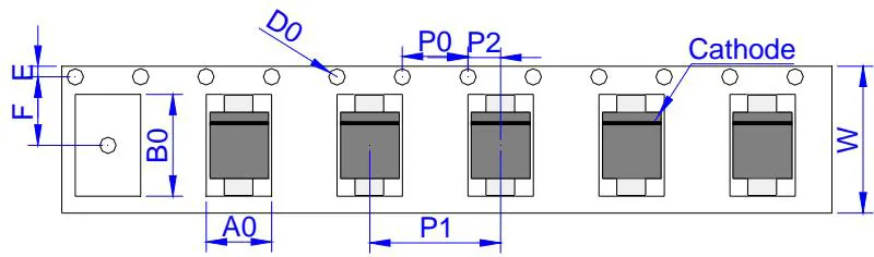 JSPG3100A TAPE AND REEL SPECIFICATION-SMB