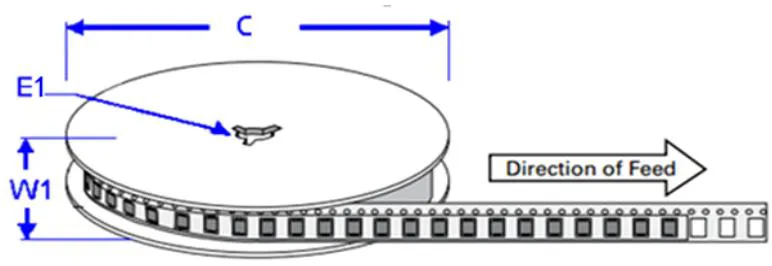 JSPG3100A TAPE AND REEL SPECIFICATION-SMB 图2