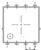 JMSH0403PGHW Package Mechanical Data(PDFN5X6-8L-HW) 图1